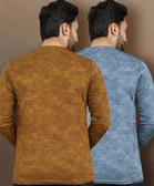 Printed Round Neck Polyester T-Shirts 