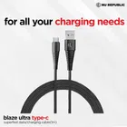 Nu Republic Blaze Ultra Charging USB to C Cable 