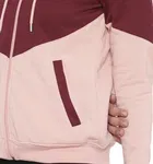 Women's Colorblock Zipper Hoodie 