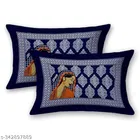 Cotton Double Bedsheet with 2 Pillow Cover 