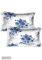 Glace Cotton 85x85 Inch Double Bedsheet with 2 Pillow Cover 