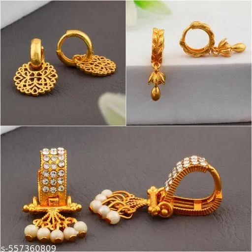 High Quality Earrings/Studs/Bali Combo