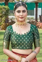 Zari Woven Banarasi Saree for Women 