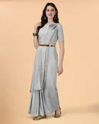 Cotton Embroideried Saree for Women 