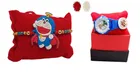 Synthetic Rakhi with Light Watch for Kids 