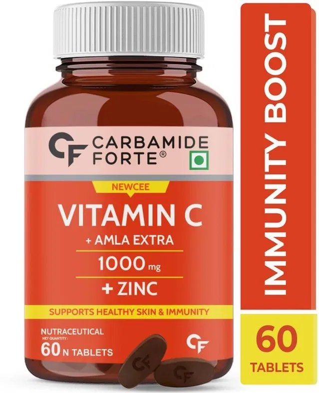 CARBAMIDE FORTE Vitamin C Tablets for skin 1000mg (60 Tablets)