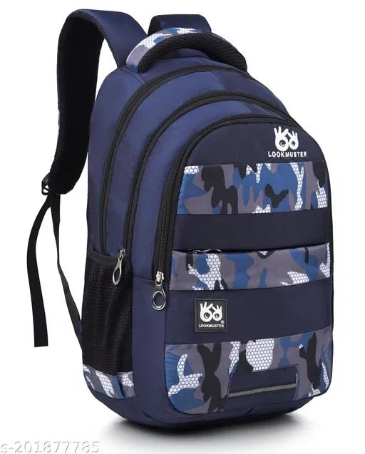 Nylon Backpack for Men & Women, Blue