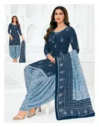 Crepe Floral Punjabi Suits for Women 