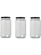Glass Airtight Kitchen Storage Jars with Lid 