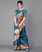 Art Silk  Printed Saree for Women 