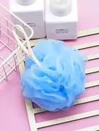 Basicare Luxe White Loofah Sponge Body Scrubber Gentle Exfoliating Sponge Pack of 2