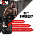 DNUTRIXN Beginner's High Whey Protein with Digestive Enzyme, Multivitamin Whey Protein  