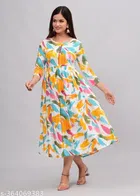 Rayon Kurti for Women, Multicolor 