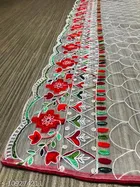 Embroidered Punjabi Net with Gota Work Sewing & Embroidery 