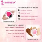 Majestique 2 in 1 Brush & Blending Sponge 