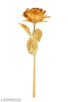 Gold Plated Rose Flower 