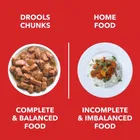 Drools Puppy Wet Dog Food, Real Chicken and Chicken Liver Chunks in Gravy, 15 Pouches 