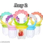 Soft Silicone Rattle Fruit Nibbler 15 Ml & Dental Care Product Bpa-Free