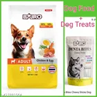 Bairo Chicken and Egg with Denta Bites Chew Sticks Pet Food for Dogs 