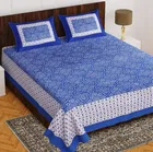 Cotton Rajasthani Jaipuri Double Bedsheet with 2 Pillow Covers 