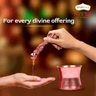 नित्य कॉपर पंचपात्रा विथ स्पून - 50 g