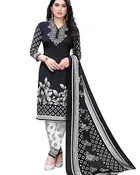Yashika Unstitched Crepe Salwar Suit Material 