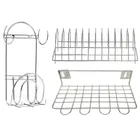 2 Pcs Stainless Steel Dish Rack & Utensil Holder 