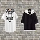 Cotton Blend Printed Hoodie for Men 