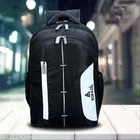 Polyester Backpack for Men & Women (Black & White)