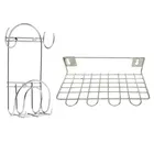 Stainless Steel Chakla Belan Stand & Utensil Holder 