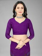 Trendy Georgette Saree with Blouse Piece For Women 