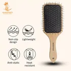 Majestique Wooden Hair Brush and Head Massager 