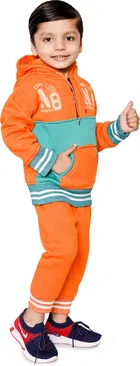 Polyester Woven Design Clothing Set for Kids 