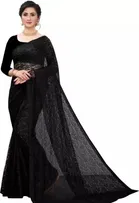 Net Floral Saree for Women 