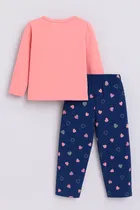 Hoisery Printed Clothing Set for Girls 