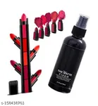 Combo of Mini 5-in-1 Lipsticks with Face Makeup Fixer 
