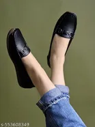 Shoetopia Girls Loafers - Black 