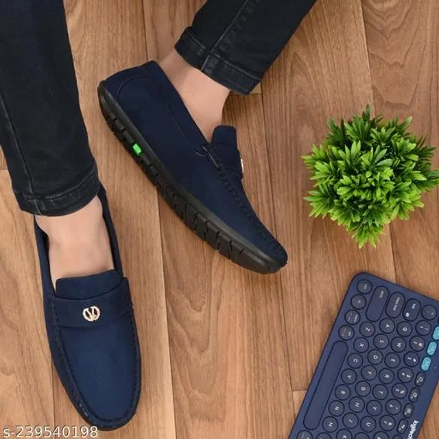 Loafers for Men (Blue, 9)