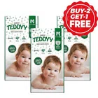 Teddyy Baby Easy Diapers Pants Medium 3X34 Units (Buy 2 Get 1 Free)
