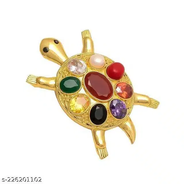 Navratna Turtle Showpieces (Multicolor)