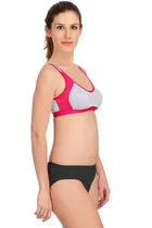 Pibu वीमेन कॉटन ब्रा पैंटी सेट 