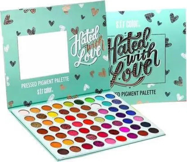 Beauty Glazed Color 63 Pigment Eyeshadow Palette, 69g, Multicolor