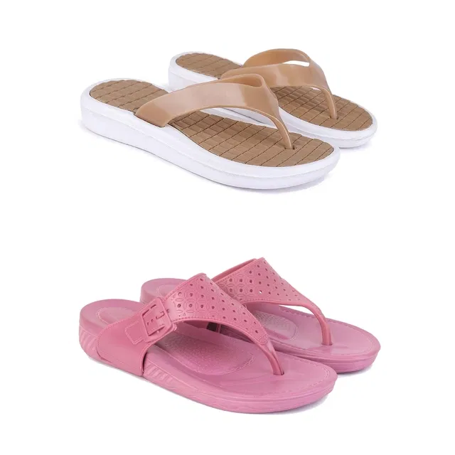 Heels for Women (Multicolor, 7) (Set of 2)