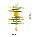 Metal Hanging Nimbu Mirchi for Good Luck Najar Battu Evel Eye Protection 