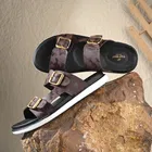Sliders for Men (Brown, 6)
