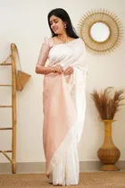 Jacquard Embellished Saree for Women 