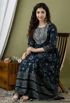 Rayon Kurti for Women, Black 