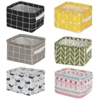 Cute Fabric Canvas Organizers Bag Storage Bins 