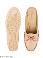 Solid Synthetic Loafers for Girls 