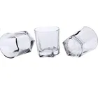 Afast Stylish Clear Transparent Multipurpose Drinking Glass- Water/Juice 